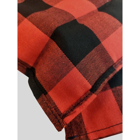 Red & Black Buffalo Plaid Cotton Table Runner 12 x 70 Inches Rustic Lodge Holida - Picture 7 of 11